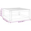 vidaXL Salon de jardin avec coussins 2 pcs bois massif acacia