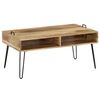 vidaXL Table basse Bois de manguier massif 100x60x45 cm