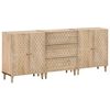 vidaXL Armoires lat&eacute;rales 3 pcs 60x33x75 cm bois massif de manguier