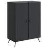 vidaXL Buffet Noir 66 x 34,5 x 90 cm Bois d'ing&eacute;nierie