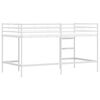 vidaXL Lit mezzanine pour enfants Blanc 100 x 201 cm