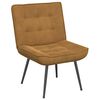 vidaXL Chaise de relaxation avec tabouret Marron Velours