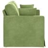 vidaXL Canap&eacute; Vert clair 138 x 78 x 80 cm Velours