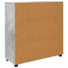 vidaXL Armoire de rangement Gris b&eacute;ton 80 x 31 x 81 cm