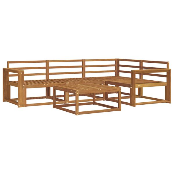 vidaXL Ensemble de canap&eacute;s d'ext&eacute;rieur 5 pcs Naturel