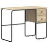 vidaXL Bureau avec rangement Ch&ecirc;ne Sonoma 100 x 50 x 75 cm
