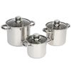 Bo-Camp Ensemble de casseroles 3 pcs Royal Plus 1,3/2/3 L