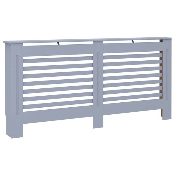 vidaXL Cache-radiateur anthracite 172x19x81,5 cm MDF