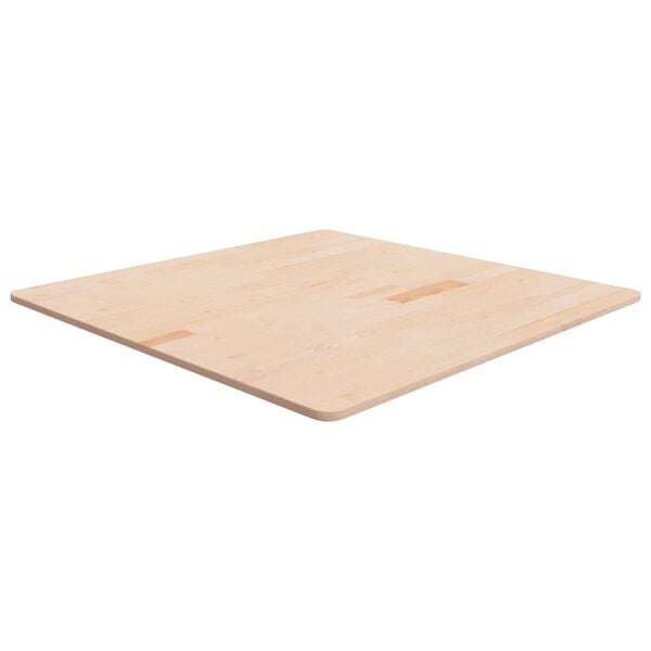 vidaXL Dessus de table carré 90x90x1,5 cm Bois chêne massif non traité