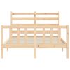 vidaXL Cadre de lit sans matelas 140x190 cm bois de pin massif