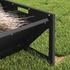 vidaXL Trough d'alimentation pour le bétail Noir 108 x 50 x 28 cm