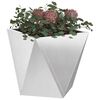 vidaXL Jardini&egrave;re 2 pcs Argent 40 x 40 x 40 cm Acier inoxydable