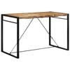 vidaXL Table de bar 175x90x110 cm bois de manguier massif brut