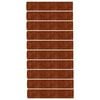 vidaXL Bordures de pelouse 10 pcs 20x103 cm acier corten flexible