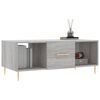 vidaXL Table basse sonoma gris 102x50x40 cm bois d'ingénierie