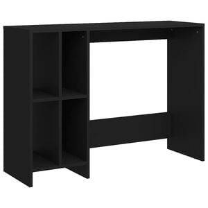 vidaXL Bureau d'ordinateur portable noir bois d'ing&eacute;nierie