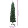 vidaXL Sapin de No&euml;l artificiel Vert 240 cm PVC et acier et plastique