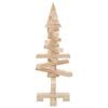 vidaXL Arbre de No&euml;l en bois pour d&eacute;coration 60 cm bois massif de pin