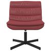 vidaXL Chaise pivotante Bordeaux 63 x 75 x 76 cm PU
