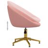 vidaXL Chaises &agrave; manger lot de 6 rose velours