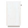vidaXL Buffet Blanc 100x40x75 cm Bois massif de pin