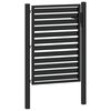 vidaXL Portail de jardin verrouillable noir 100x120 cm aluminium