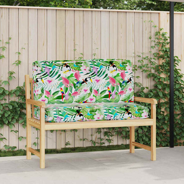 vidaXL Coussin Floral Multicolore 120 x 50 x 12 cm Tissu Oxford