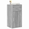 vidaXL Buffet Sonoma gris 38 x 34,5 x 75 cm Bois d'ingénierie