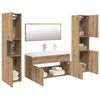 vidaXL Ensemble de meubles salle de bain 5 pcs bois d'ing&eacute;nierie