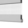 vidaXL Store z&egrave;bre gris clair largeur du tissu 140,9 cm polyester
