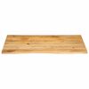 vidaXL Dessus de table &agrave; bord vivant 100x60x3,8cm bois massif manguier