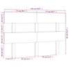 vidaXL T&ecirc;te de lit Noir 154x3x81 cm Bois massif de pin