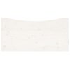 vidaXL Dessus de bureau blanc 100x60x2,5 cm bois massif de pin