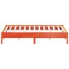 vidaXL Cadre de lit sans matelas cire marron 180x200cm bois pin massif