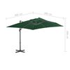 vidaXL Parasol de jardin avec base portable vert