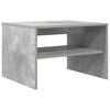vidaXL Table basse Gris b&eacute;ton 60 x 50 x 40 cm Bois d'ing&eacute;nierie