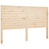 vidaXL T&ecirc;te de lit 126x4x100 cm Bois massif de pin