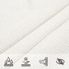 vidaXL Voile d'ombrage 160 g/m&sup2; Blanc 2x3,5 m PEHD