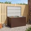 vidaXL Bo&icirc;te de rangement de jardin Marron 149x99x93 cm