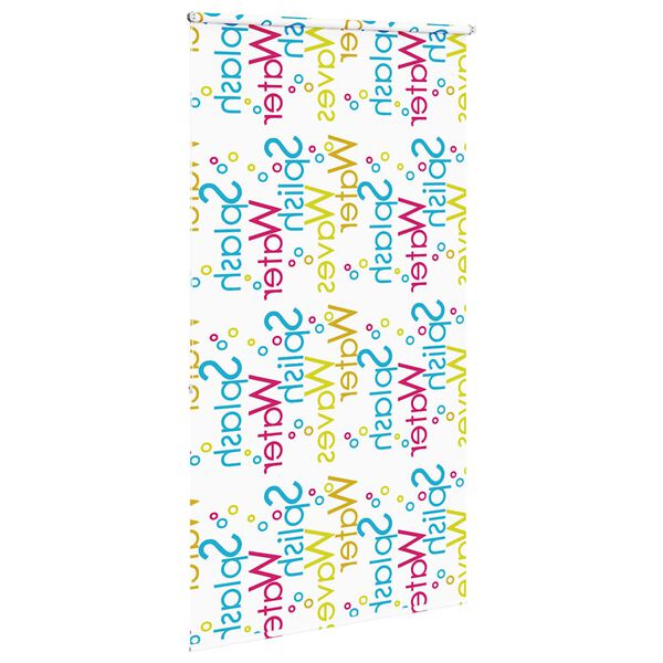 vidaXL Store enrouleur de douche 130x240 cm largeur du tissu 126 cm