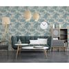 DUTCH WALLCOVERINGS Papier peint Tropical Beige et bleu clair