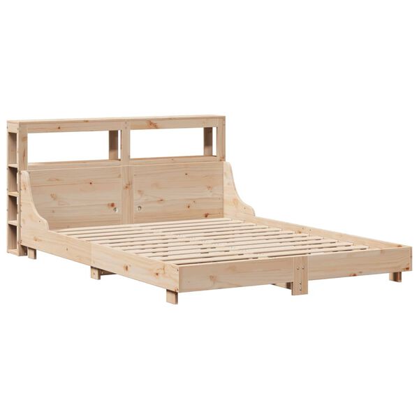 vidaXL Cadre de lit sans matelas 140x190 cm bois de pin massif