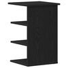 vidaXL Meuble d'appoint Ch&ecirc;ne noir 35 x 35 x 55 cm Bois d'ing&eacute;nierie