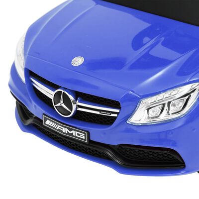 vidaXL Voiture à pédales Mercedes-Benz C63 Bleu