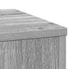 vidaXL Support pour plantes sonoma gris 33x33x100 cm bois d'ing&eacute;nierie