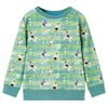 Sweatshirt pour enfants m&eacute;lange vert clair 116