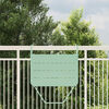 vidaXL Table Suspendue de Balcon Vert menthe 60 x 39 x 65 cm Acier