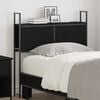 vidaXL Headboard de Rangement avec Station de Charge Ch&ecirc;ne noir 75 cm