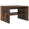 vidaXL Table basse Ch&ecirc;ne fum&eacute; 60 x 50 x 40 cm Bois d'ing&eacute;nierie