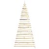 vidaXL Sapin de No&euml;l Naturel 210 cm Bois de fr&ecirc;ne massif